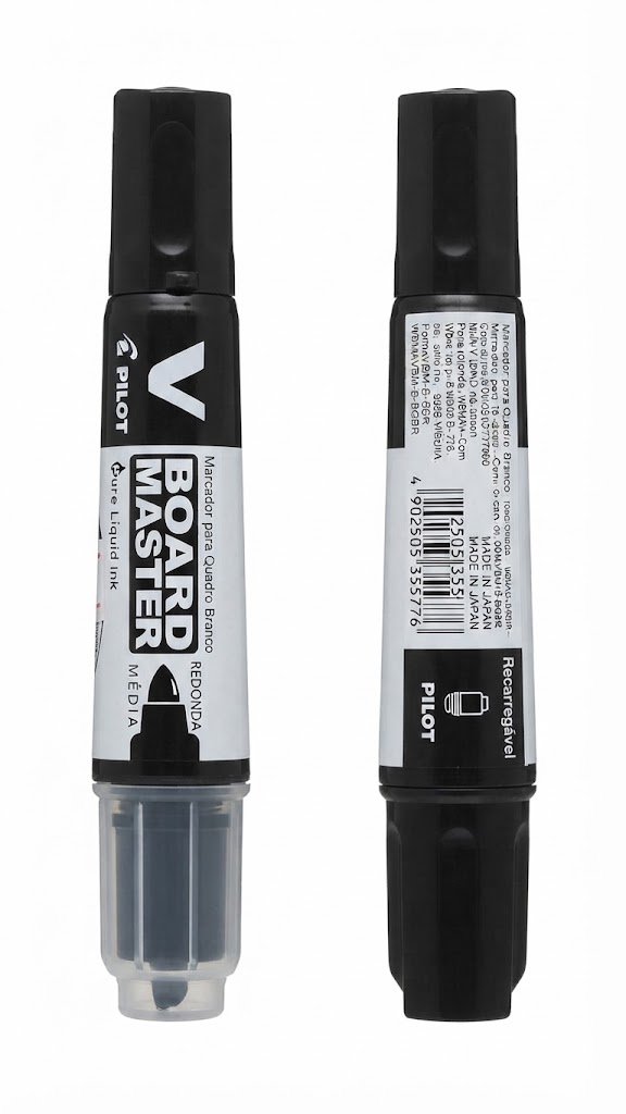 Marcador para Quadro Branco Pilot Board Master – Preto (Ponta Média Redonda) - Imagem 2