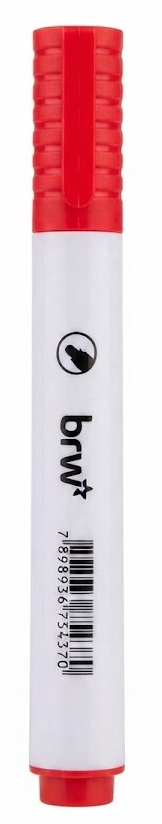 Marcador para Quadro Branco BRW – Vermelho